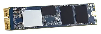 OWC Aura Pro X2 240GB (pre Mac Pro 2013) / M.2 NVMe / 3D TLC / R: 1565MBps / W: 1206MBps / MTBF 1.5mh / 2y