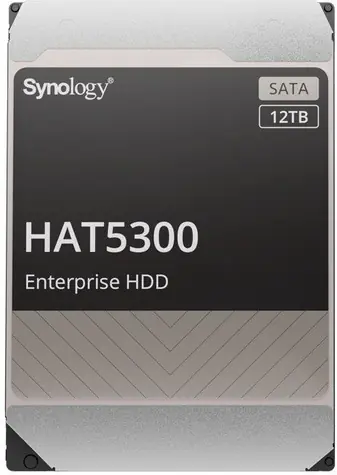 Synology HAT5300 12TB / 3.5" SATA III / 7200 rpm / 256MB cache / 512e / MTBF 2.5mh / 5y