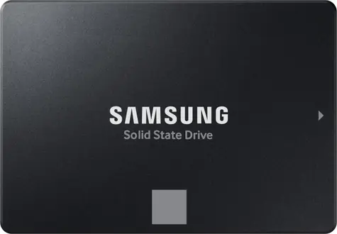 Samsung 870 EVO 2TB / 2.5" / MLC / RW: 560 / 530 MBps / IOPS: 98K / 88K / MTBF 1.5mh / 5y