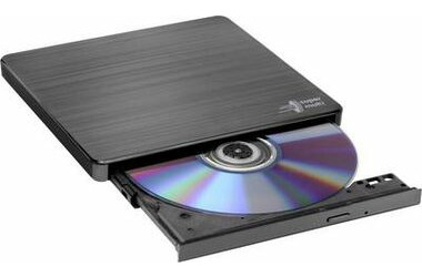 Hitachi-LG GP60NB60 čierna / Externá vypaľovacia mechanika / slim / DVD+-RW / USB 2.0 / zápis 6-8-24x
