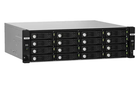 QNAP TL-R1620Sdc - 16 pozičný 3U / SAS 12Gbps / JBOD dual controller / rozširovacia jednotka