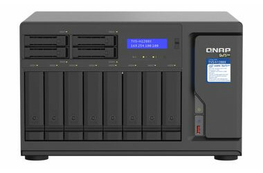 QNAP TVS-h1288X-W1250-16G / 12x HDD / Xeon W-1250 3.3 GHz / 16 GB DDR4 / 2.5 &amp; 3.5" SATA / 4x2.5GLAN / 2x 10GLAN