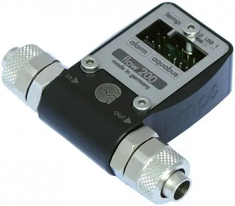 Aqua Computer Flow senzor mps flow 200 / G1/4 / prietok 40-200 l/min / pre aquaero 5-6 XT/PRO/LT alebo USB