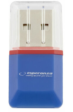 Esperanza EA134B / čítačka microSD kariet / USB 2.0