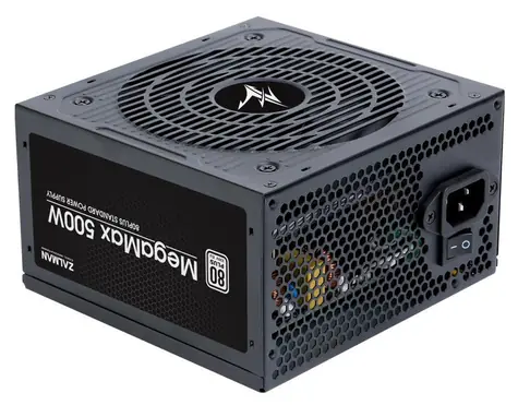 Zalman ZM500-TXII MegaMax / 500 W / 230 V EU / ATX12V / aPFC 98% / 120mm / 80 PLUS