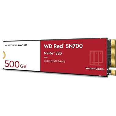 WD RED SN700 500GB / M.2 2280 / NVMe PCI-E 3.0 x4 / RW: 3430 &amp; 2600 MBps / MTTF: 1.75 / 5y