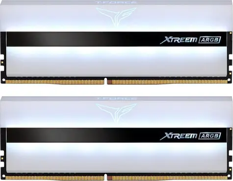 TeamGroup T-Force Xtreem ARGB 16GB (2x8GB) 3600 MHz biela / DDR4 / CL18-22-22-42 / 1.35V / XMP