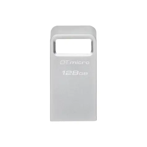 Kingston DataTraveler Micro 128GB strieborná / Flash Disk / USB 3.2 Gen 1 - (USB-A 3.0)