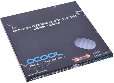 Alphacool AlphaTube HF 13/10 číra / PVC / 13/10 mm / 3 m