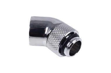 Alphacool Eiszapfen uhlový adaptér 45° G1/4 > G1/4 chrómová