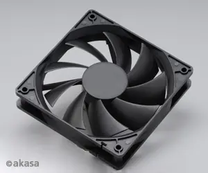Akasa AK-174BKT-B prídavný ventilátor / 120x120x25 mm / 38dB @ 2300 RPM