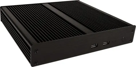 Akasa Plato NE Compact 1.4L čierna / Mini ITX / možnosť zavesenia na stenu / hliník / OEM / bez ventilátora
