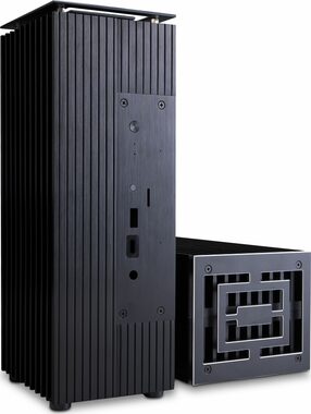 Akasa Turing A50 MKII UCFF čierna / UCFF 4&quot;*4&quot; / hliník / OEM / bez ventilátora