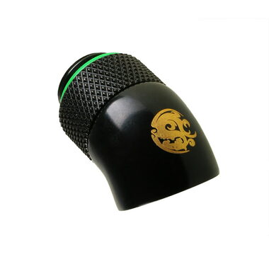 BitsPower otočný uhlový adaptér 45° G1/4" (M) > G1/4" (F) matná čierna