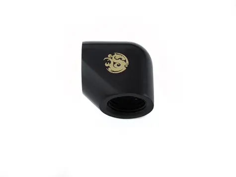 BitsPower uhlový adaptér 90° G1/4" (F) > G1/4" (F) matná čierna