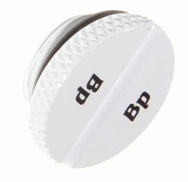 BitsPower Tesniaca zátka plochá G1/4 (M) biela