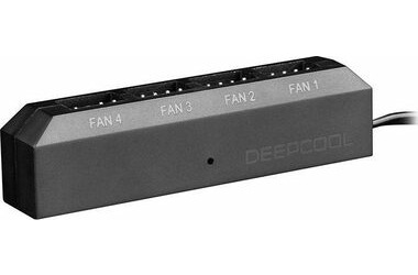 DEEPCOOL FH-04 Fan húb čierna / 4 porty PWM