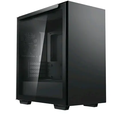 DEEPCOOL MACUBE 110 čierna / Micro-ATX / 2xUSB 3.0 / 1x 120 mm / bez zdroja / priehľadná bočnica