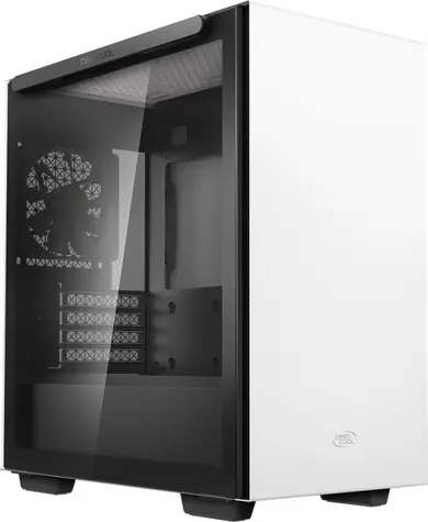 DEEPCOOL MACUBE 110 WH biela / Micro-ATX / 2xUSB 3.0 / 1x 120 mm / bez zdroja / priehľadná bočnica