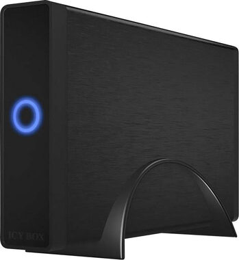 Icy Box IB-377U3 čierna / Externý box pre 1x HDD / USB 3.0 Type A / LED indikátor