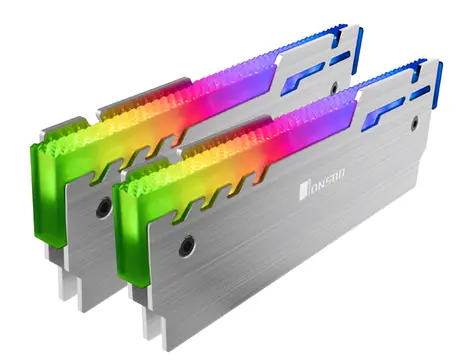 Jonsbo NC-3 2x ARGB chladič RAM strieborná / 141 x 8.5 x 43 mm / 2ks