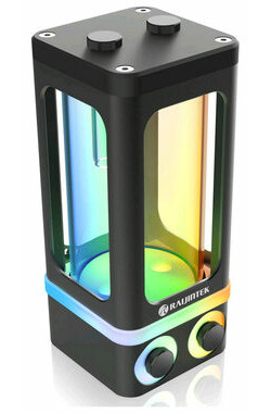 RAIJINTEK Antila pure R100A čierna / 400 ml / G1/4" / ARGB / 77x77x173 mm