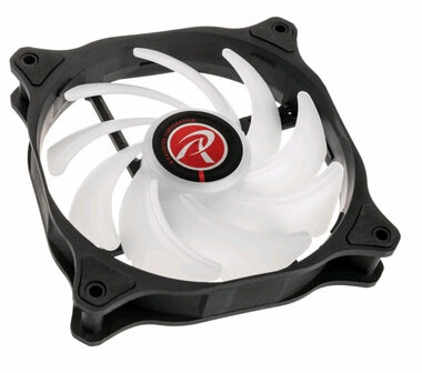 RAIJINTEK Eos 12 RBW ADD-2 set 2 ks čierna / 120 mm / 28 dB @ 1800 RPM / 75 CFM / RGB / 4.pin PWM