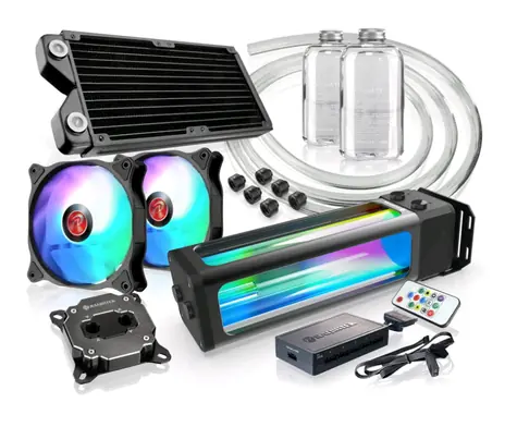 RAIJINTEK Scylla Elite CA240 / 2x 120mm / 28 dB @ 1800 RPM / 440 W / trubičky &amp; pumpa &amp; kvapalina / Intel &amp; AMD