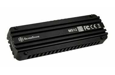 SilverStone MS12 Externý M.2 SSD rámček s USB 3.2 čierna