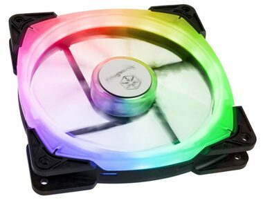 SilverStone FW142-RGB čierna / 140mm / 23.33 dB @ 1500 RPM / 4-pin PWM