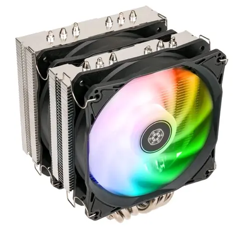 SilverStone Hydrogon D120-ARGB-V2 / 2x 120mm / 30.5 dB @ 1850 RPM / Intel &amp; AMD
