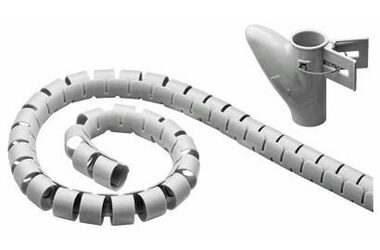 MicroConnect Orzanizér káblov so vsuvkou 2.5m šedá