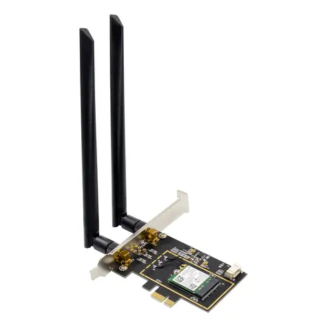 MicroConnect Intel 7260AC čip, Bluetooth 4.0, 802.11a/b/g/n/ac