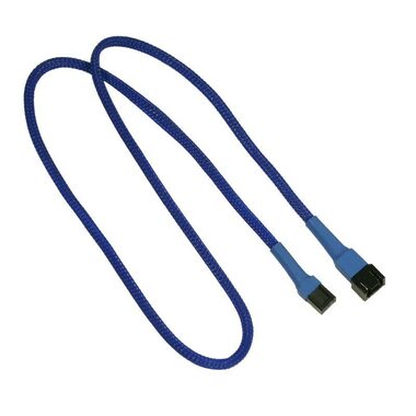 Nanoxia predlžovací kábel 3-pin Molex 60cm modrá / 9-2-001