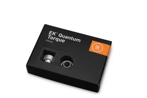 EKWB EK-Quantum Torque 6-Pack HDC 12 - Satin Titanium/G1|4" na 12mm OD/saténová/6ks