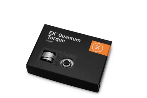 EKWB EK-Quantum Torque 6-Pack HDC 16 - Satin Titanium / G1|4" na 16mm OD / saténová / 6ks