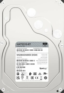 Synology HAT5310-8T 3.5" SATA HDD / 8TB / 7.200 rpm / pre NAS