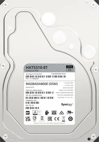 Synology HAT5310-8T 3.5" SATA HDD / 8TB / 7.200 rpm / pre NAS