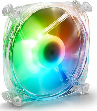 Sharkoon SHARK Disc biela / vetráčik / 120mm / 17.5 dBA / RGB