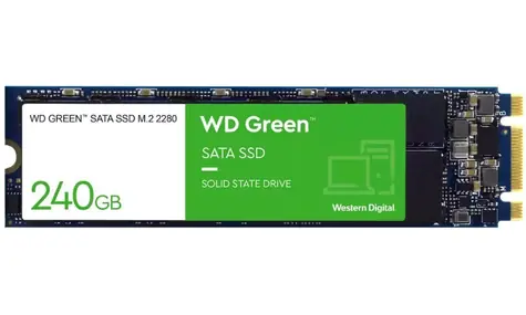 WD Green 240GB / M.2 SSD 2280 / SATA III / MLC / R: 545MBps / 3y