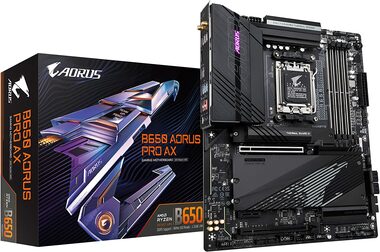 GIGABYTE B650 AORUS Pro AX / AMD B650 / DDR5 / SATA III RAID / USB / GLAN / M.2 / sc.AM5 / Wi-Fi / ATX