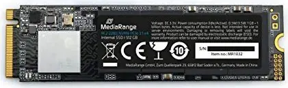 MediaRange MR1032 512GB / M.2 2280 / PCIe 3.1 x4 NVMe / TLC / R: 2080MBs / W: 1700MBs / MTBF: 1.5mil