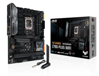 ASUS TUF GAMING Z790-PLUS WIFI / Z790 / LGA 1700 / 4x DDR5 / PCIEx16 / 1x 2.5 GLAN / Wi-Fi / ATX