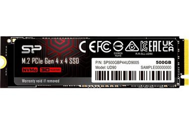 Silicon Power M.2 2280 UD90 500GB / Interné SSD / PCIe Gen 4x4 / čítanie:4800MBs / zápis:3700MBs
