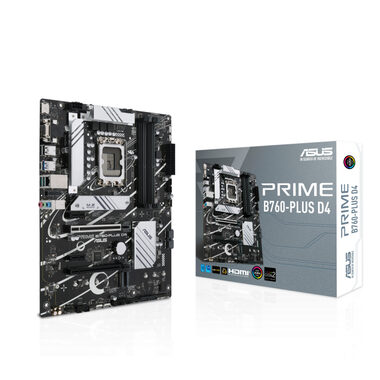 ASUS PRIME B760-PLUS D4 / B760 / LGA 1700 / 4x DDR4 / PCIEx16 / 1x GLAN / ATX