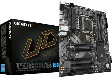 GIGABYTE B760 DS3H DDR4 / B760 / LGA 1700 / 4x DDR4 / PCIEx16 / 1x GLAN / ATX