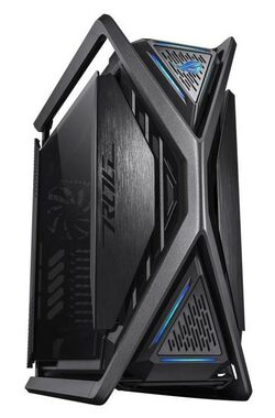 ASUS ROG HYPERION čierna / bez zdroja / E-ATX / 4x USB-A 3.2 &amp; 2x USB-C 3.2 / priehľadá bočnice