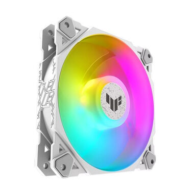 ASUS TUF Gaming TF120 ARGB biela / 120 mm / Advanced FDB / 250-1900 RPM / 76 CFM / 29 dB
