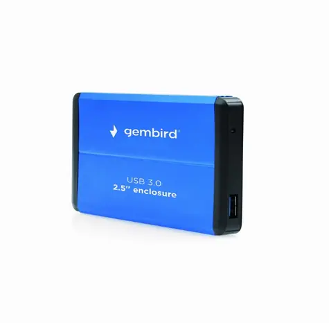 Gembird EE2-U3S-2-B modrá / externý box / 2.5" / hliníkový / USB 3.0