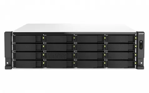 QNAP TS-h2287XU-RP-E2378-64G / Intel Xeon E-2378 / 64GB RAM / 16x 3.5 "+ 6x 2.5" SATA / 4x LAN / 3U